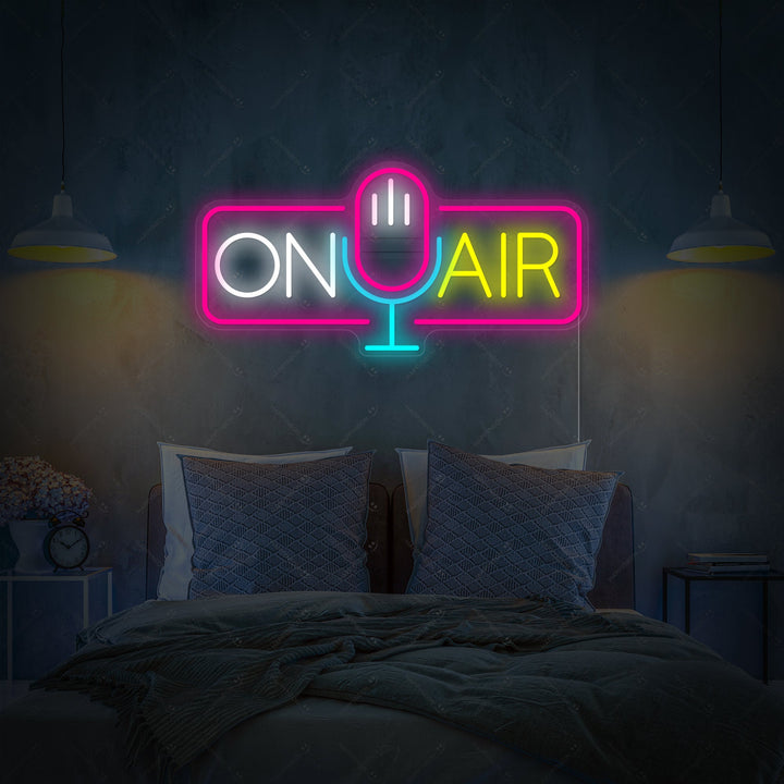 "On Air" Neonskylt