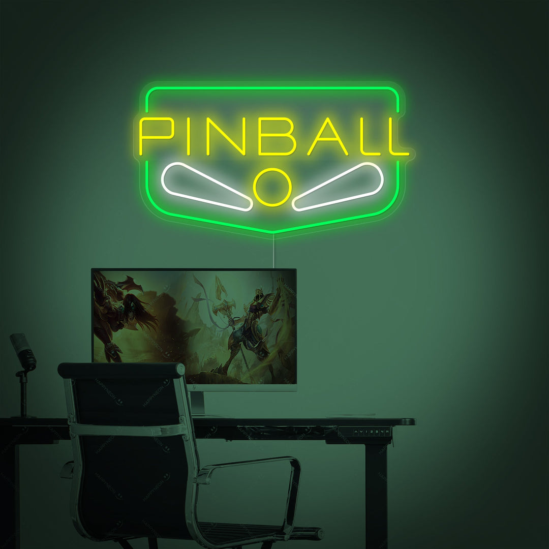 "Pinball" Neonskylt