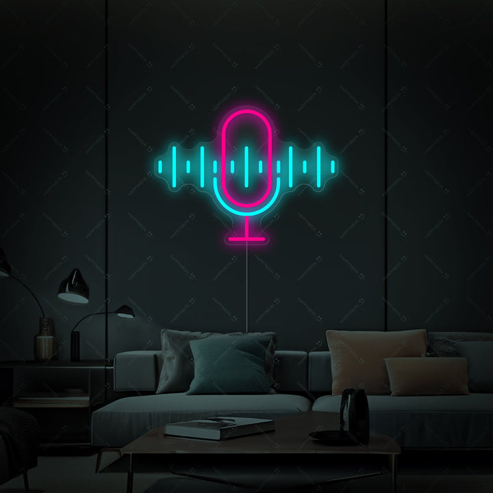 "Podcast" Neonskylt