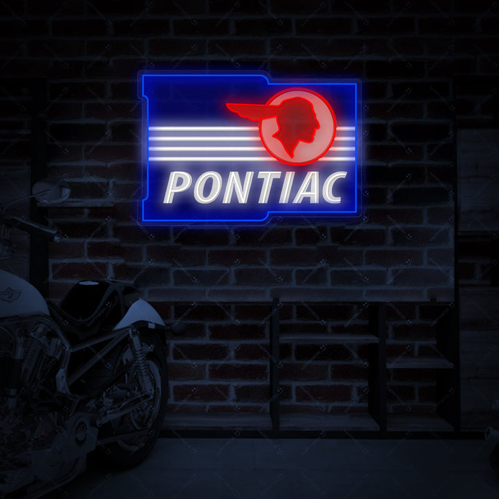 "Ponti-Car" Neonskylt