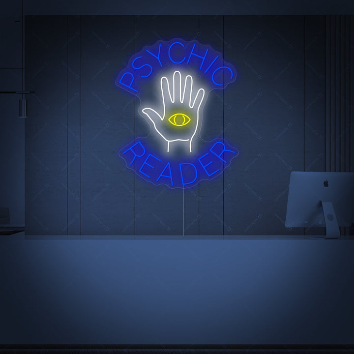 "Psychic Reader" Neonskylt