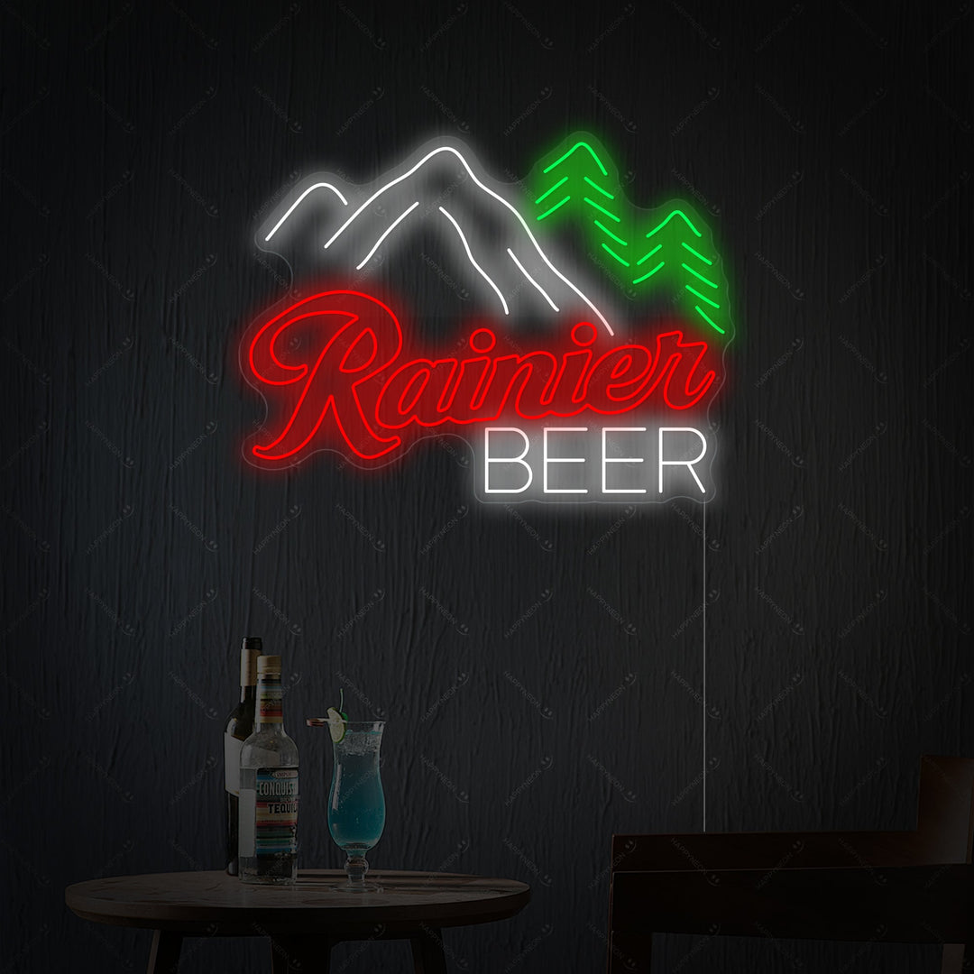 "Rainier Beer" Neonskylt