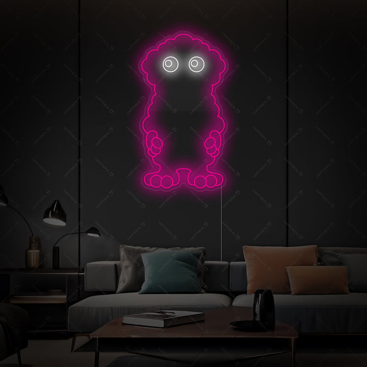 "Scoop" Neonskylt