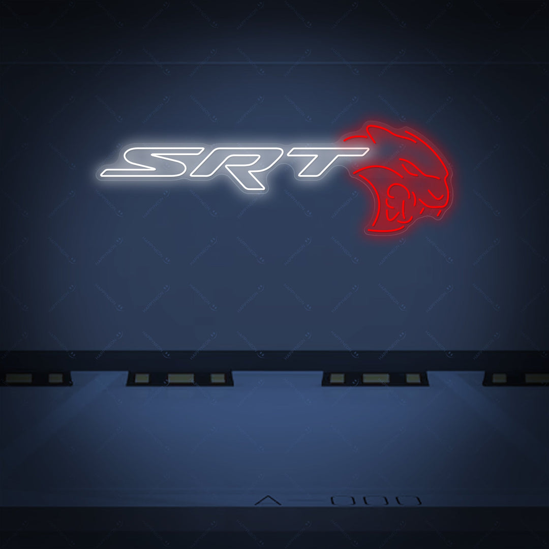 "SRT" Neonskylt