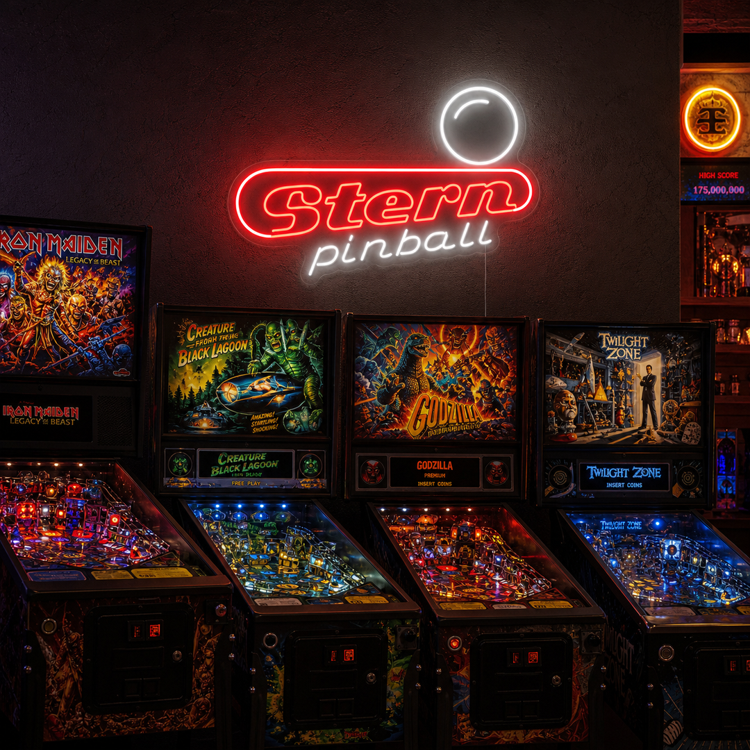 "Stern Pinball" Neonskylt