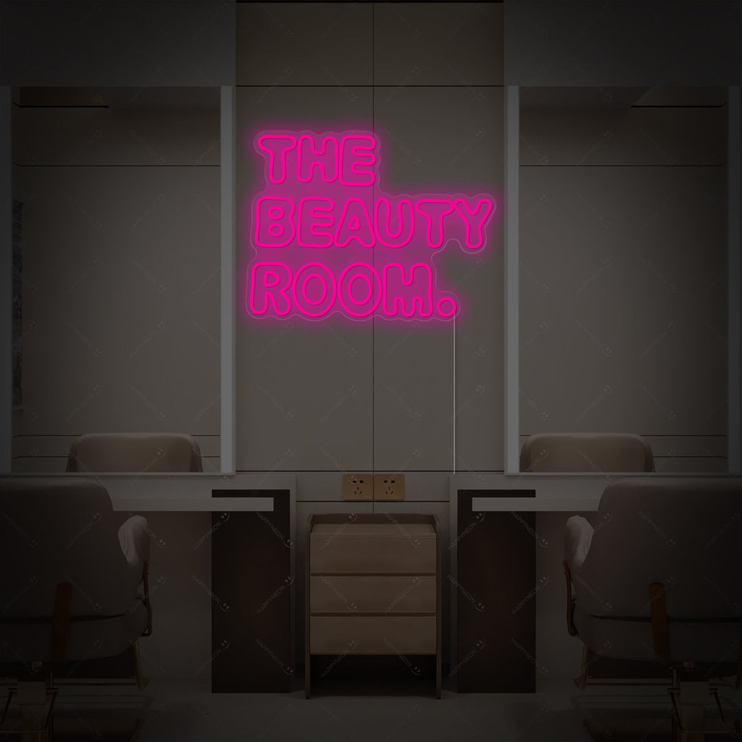 "The Beauty Room" Neonskylt