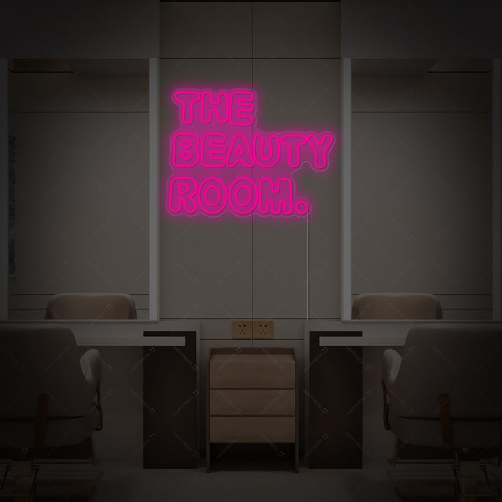 "The Beauty Room" Neonskylt