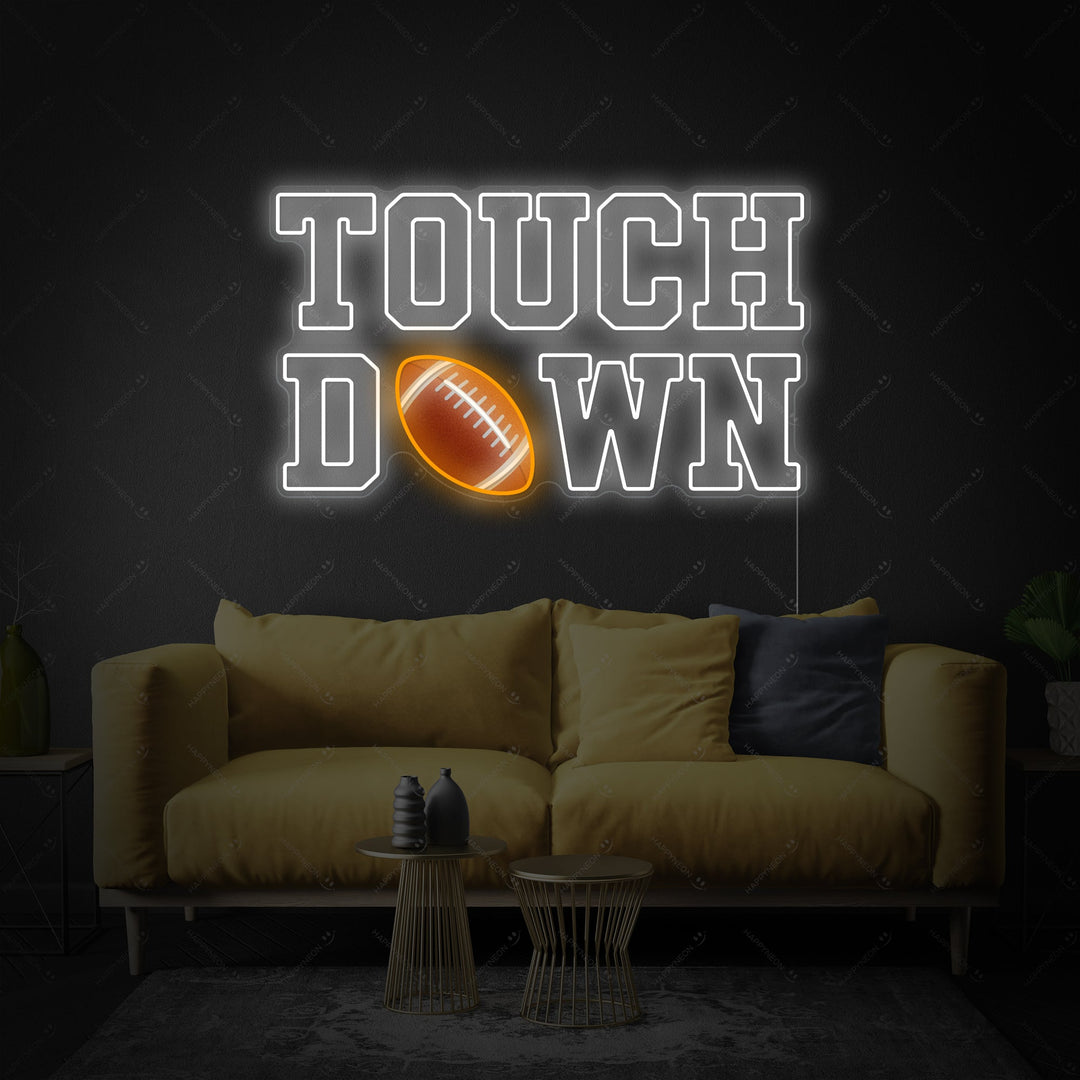 "Touchdown" Neonskylt