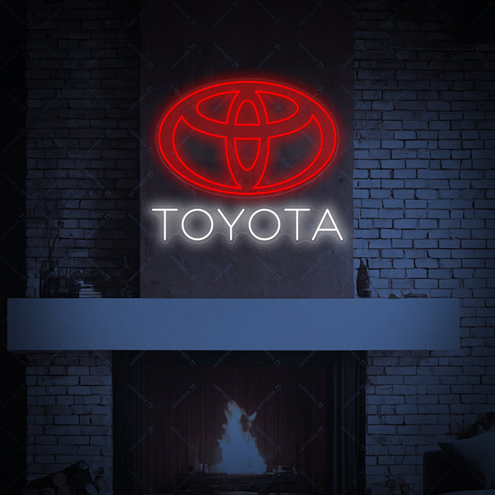 "Toyota-logotyp" Neonskylt
