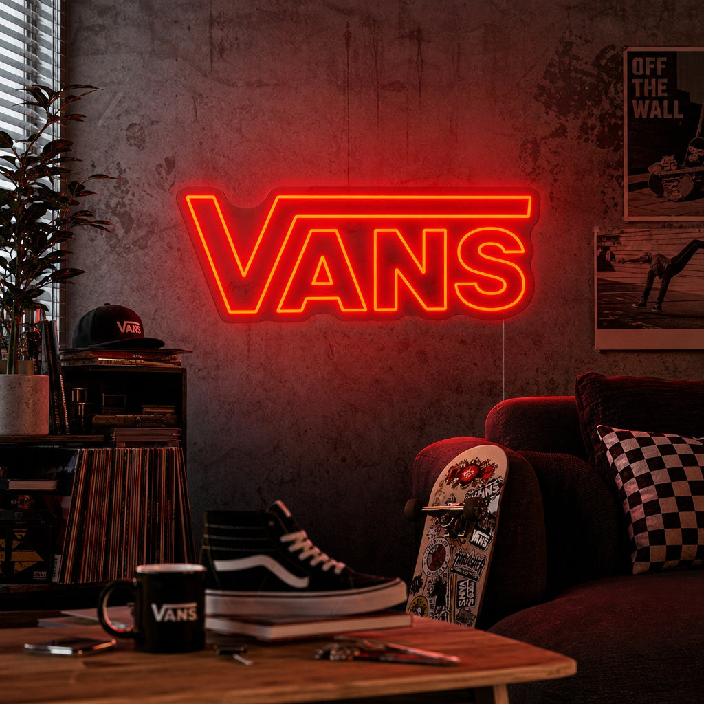 "Vans" Neonskylt