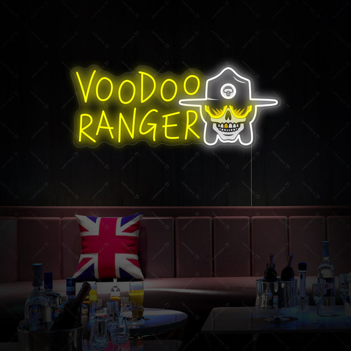"Voodoo Ranger" Neonskylt