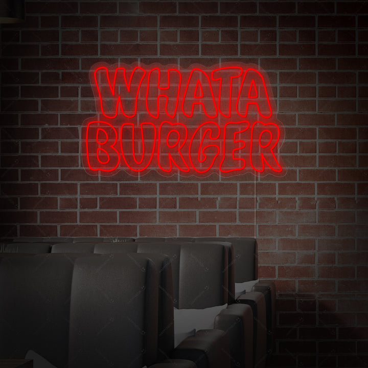 "Whataburger" Neonskylt