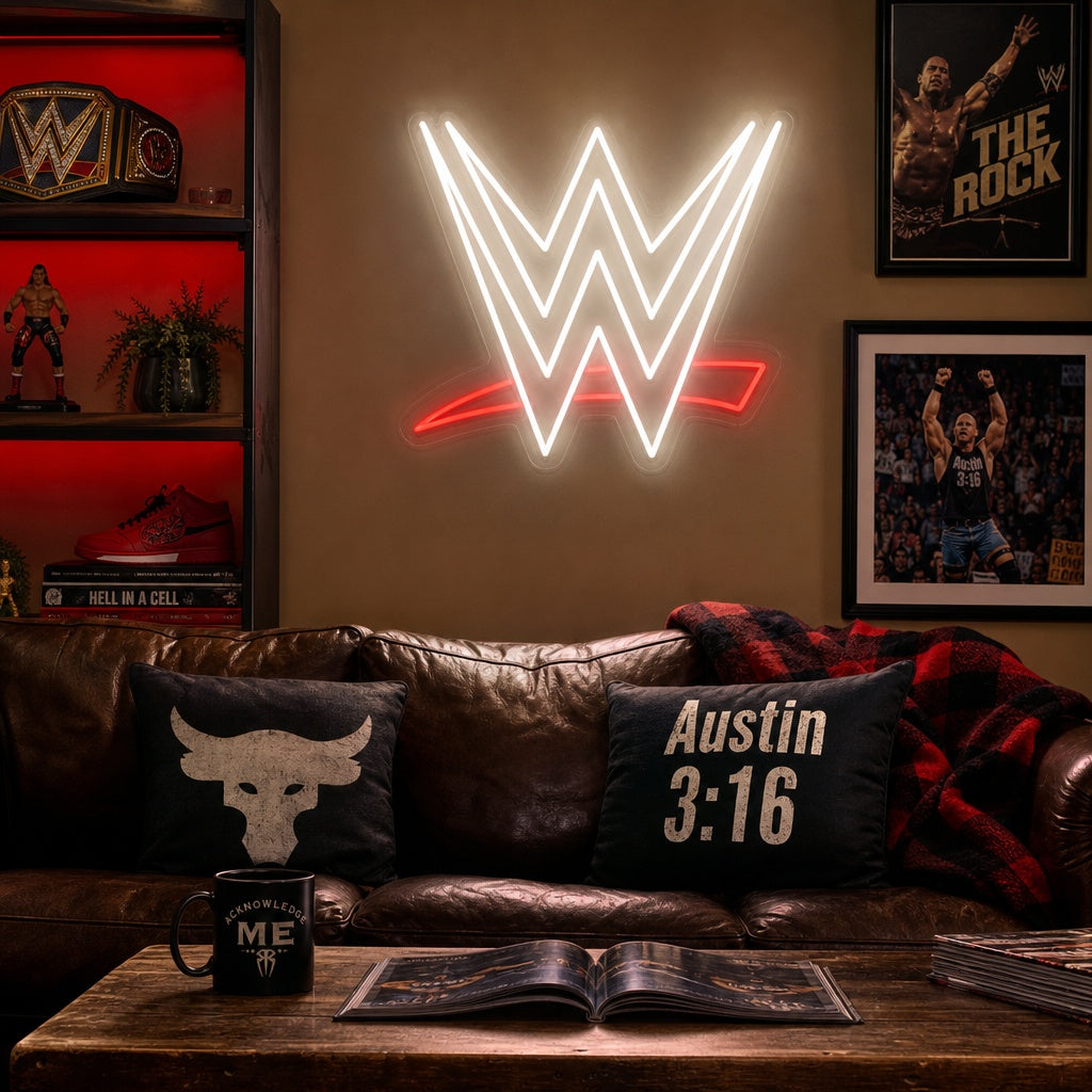 "Wwe" Neonskylt