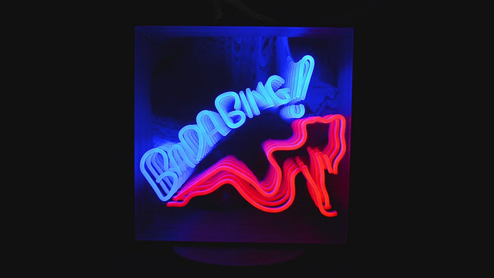 "Bada Bing" 3D Infinity LED Neonskylt