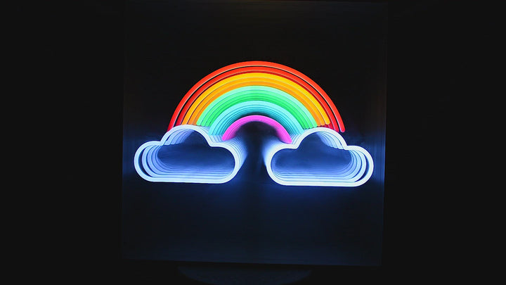 "Rainbow" 3D Infinity LED Neonskylt