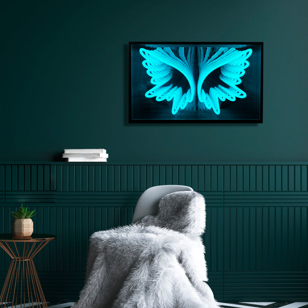"Angel Wings" 3D Infinity LED Neonskylt