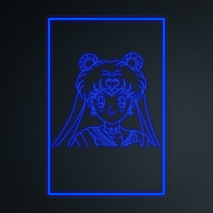 "Anime Sailor Moon" Mini Neon Skylt