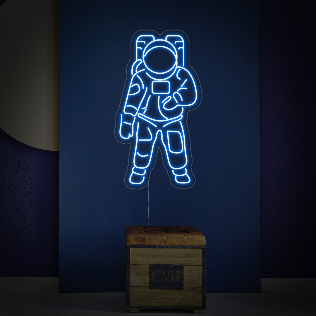 "Astronaut" Neonskylt