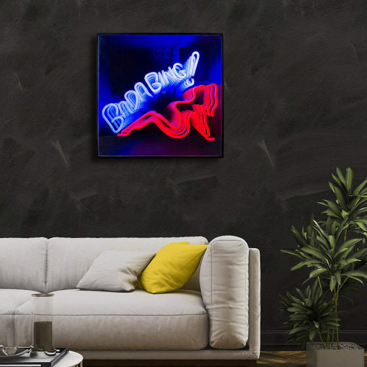 "Bada Bing" 3D Infinity LED Neonskylt