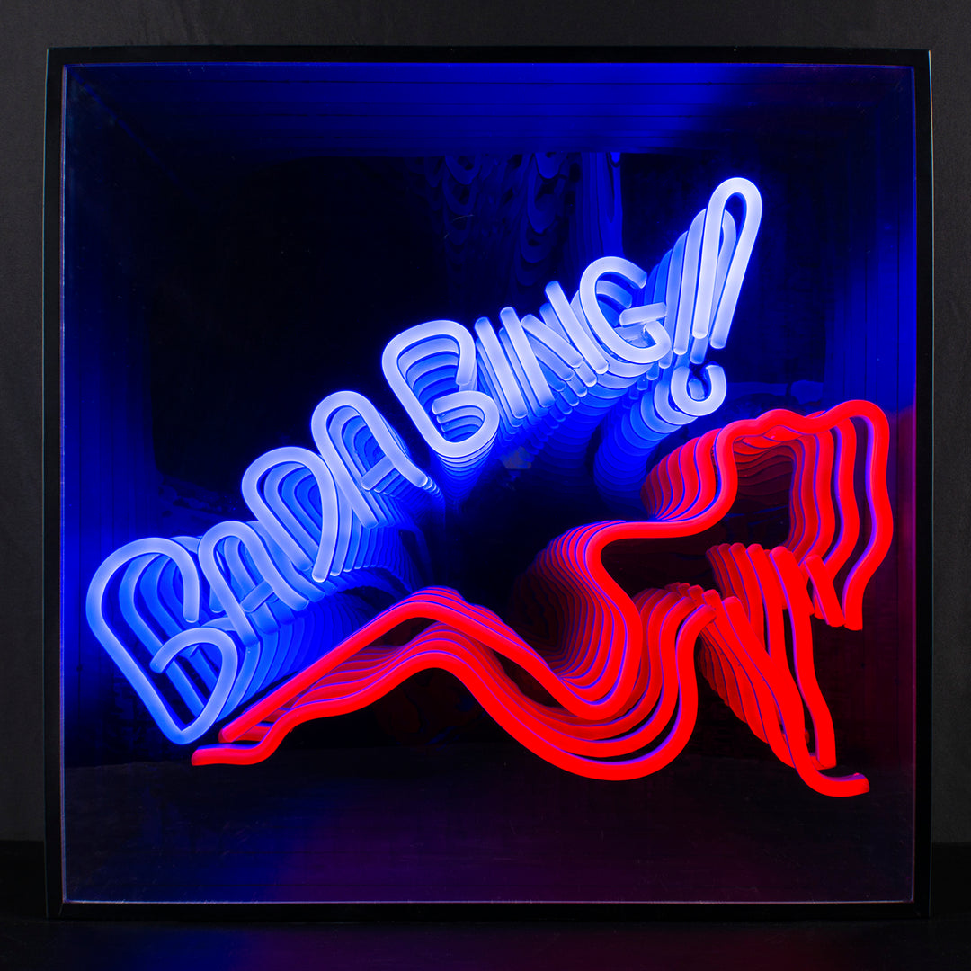 "Bada Bing" 3D Infinity LED Neonskylt