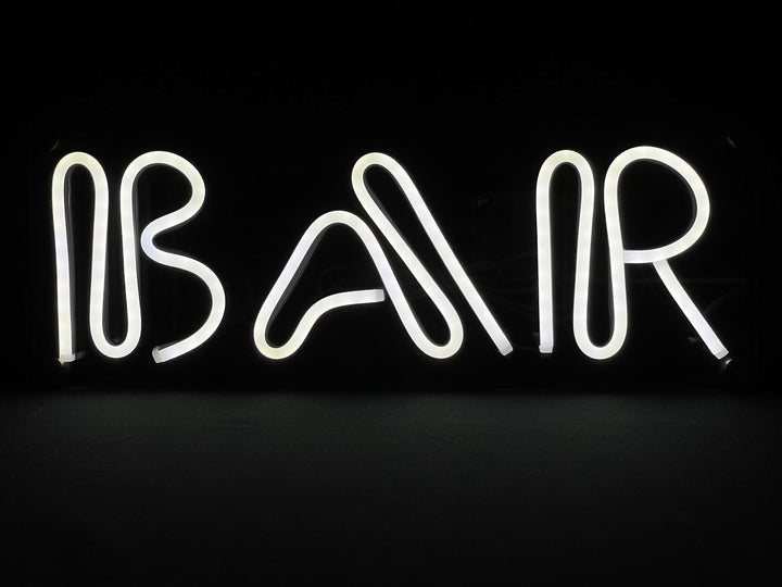 "Bar" Skrivbords LED Neonskylt