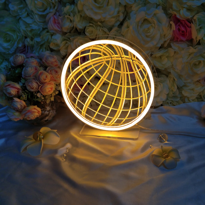 "Basket" Skrivbords LED Neonskylt