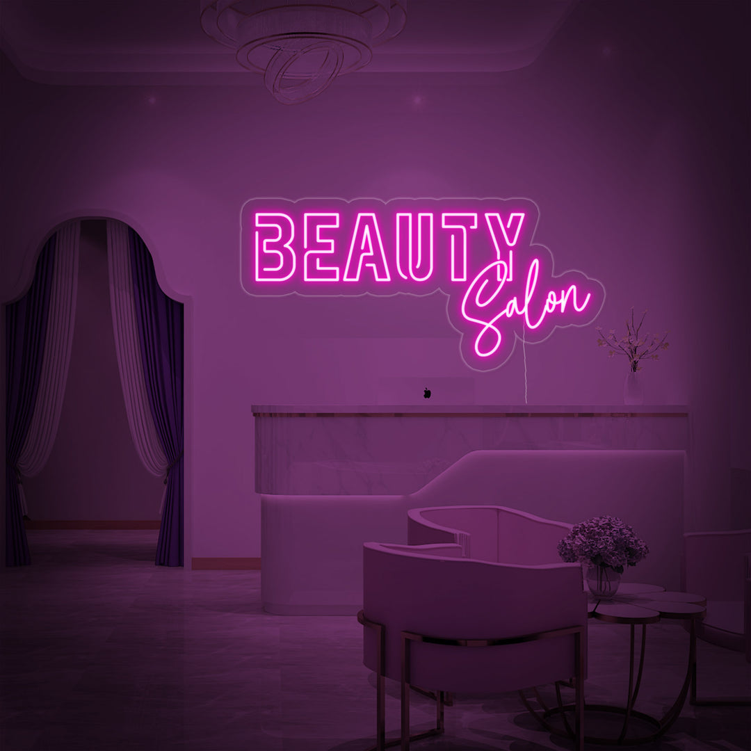 "Beauty Salon" Neonskylt