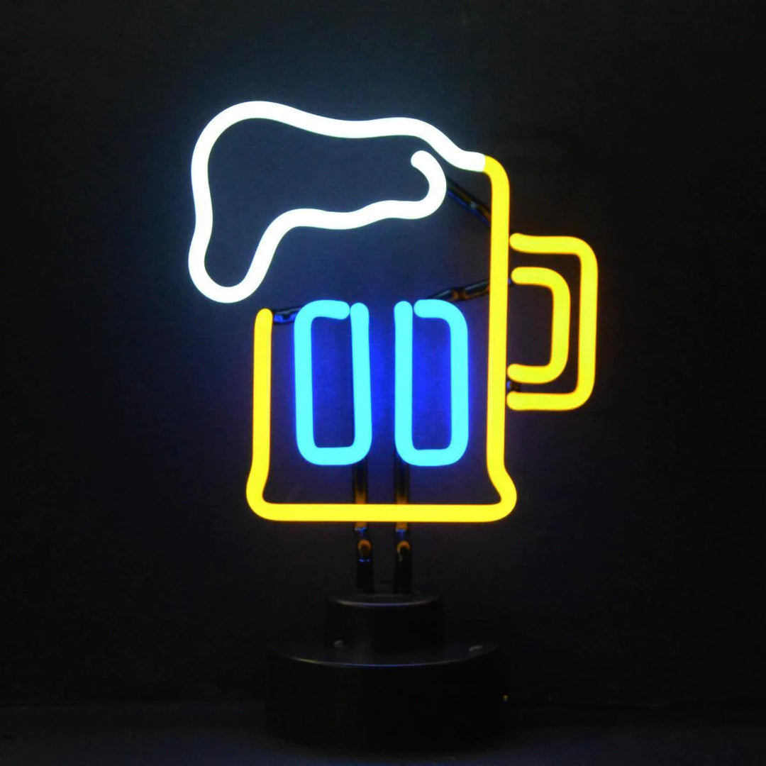 "Ölglas Bord Neonskylt, Glas Neonskylt" Neonskylt