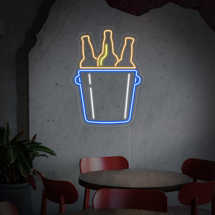 "Hink Med Öl" Neonskylt