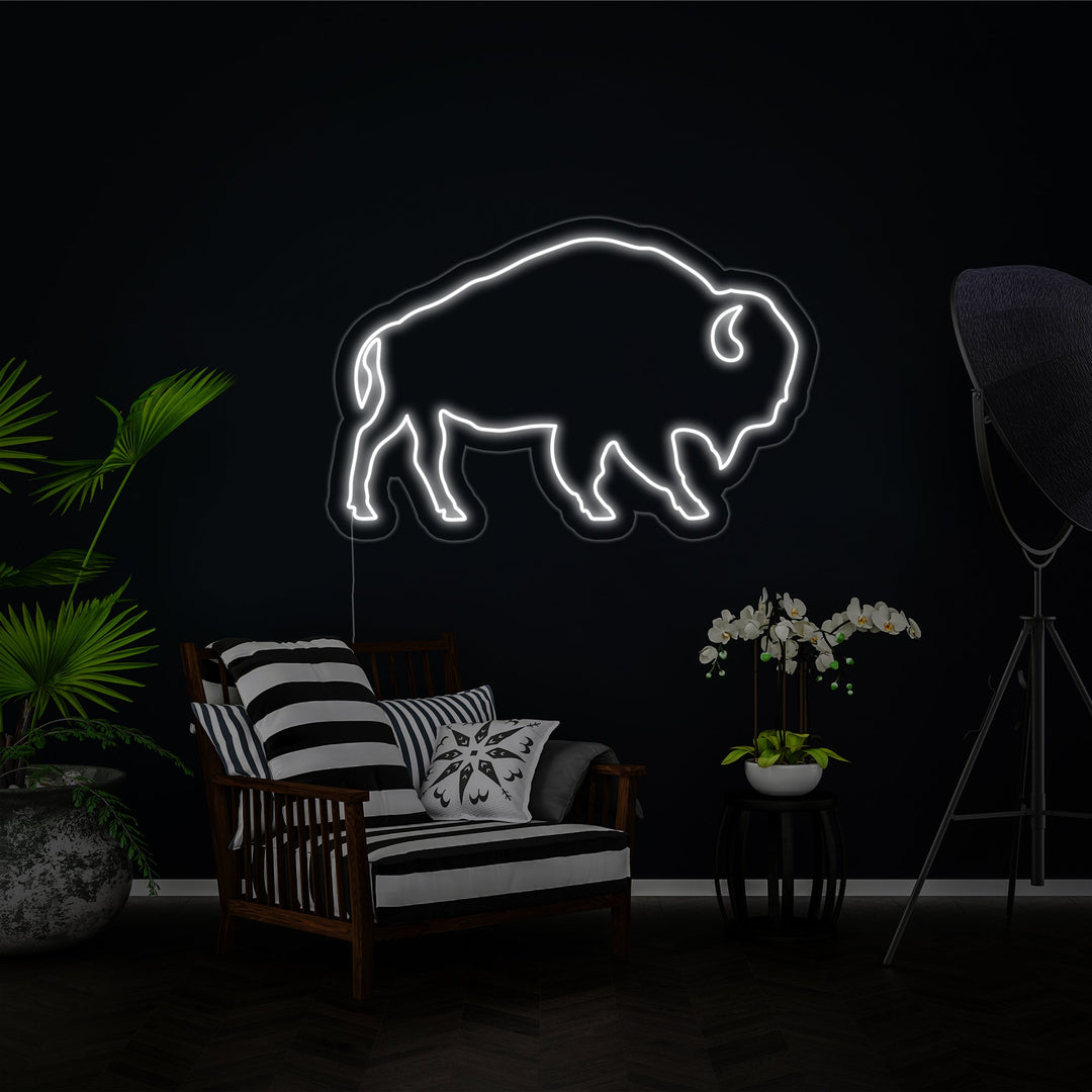 "Buffel" Neonskylt