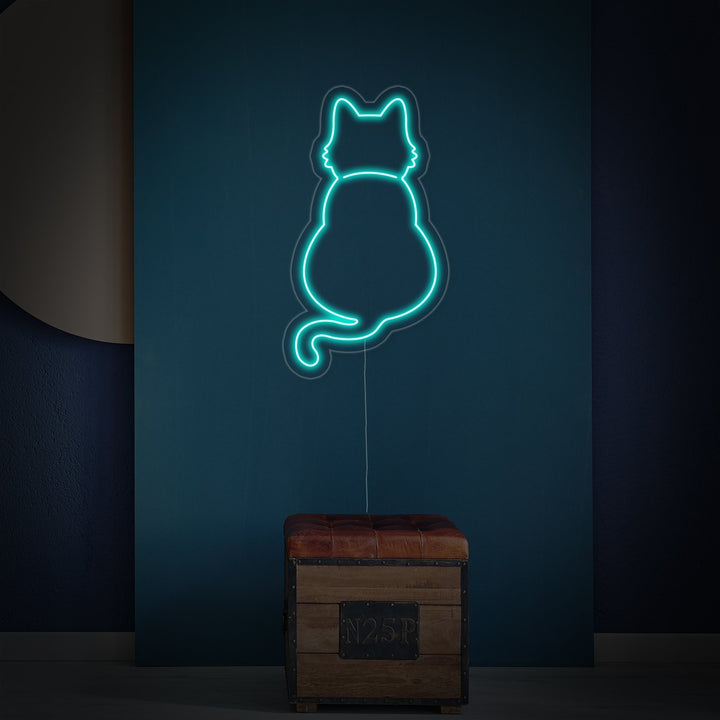 "Katt" Neonskylt