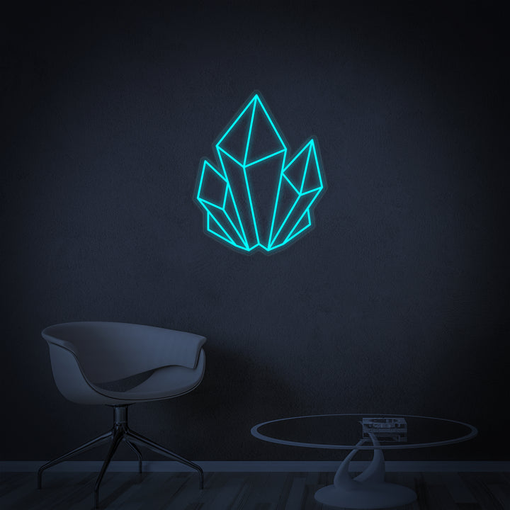 "Kristall" Neonskylt