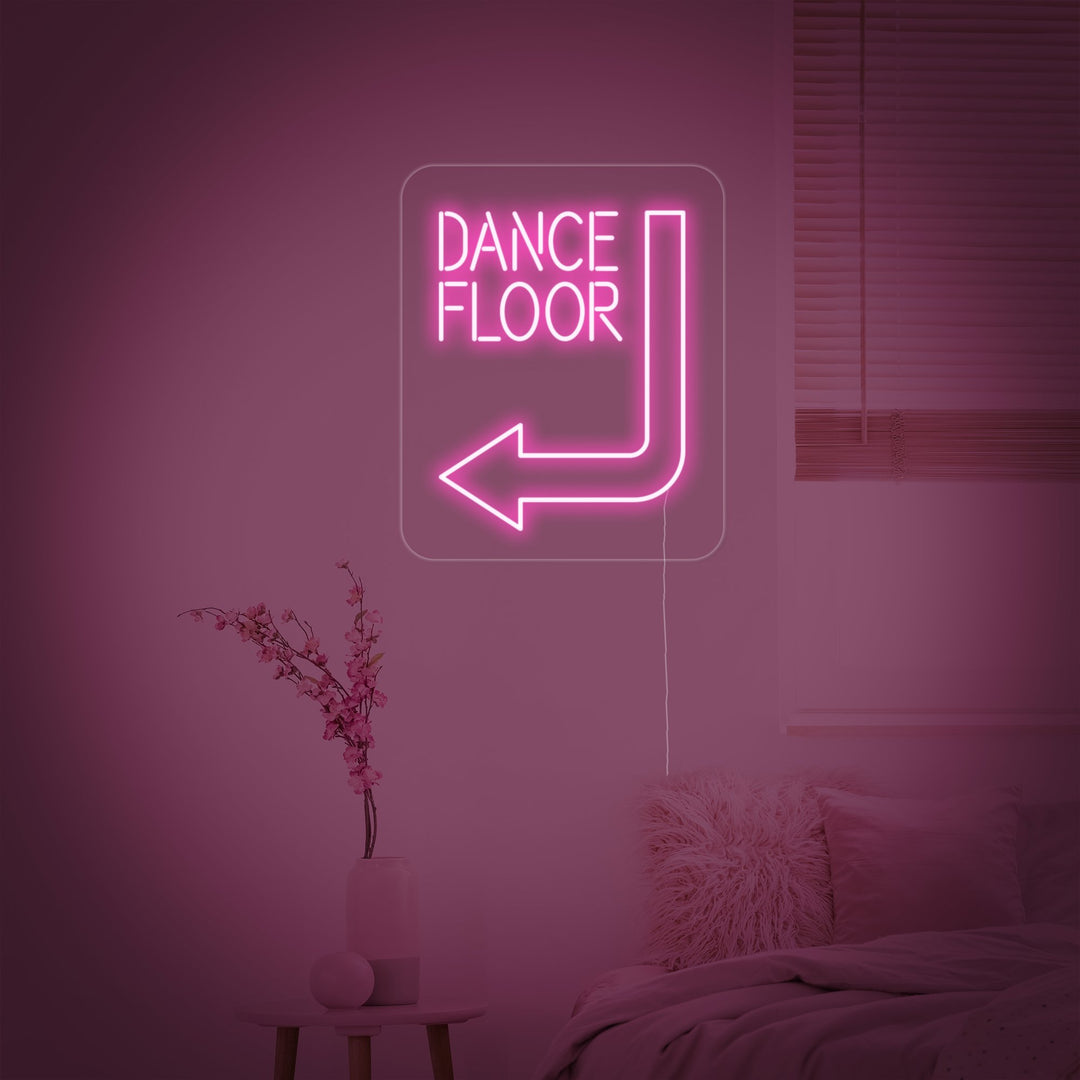 "Dance Floor" Neonskylt