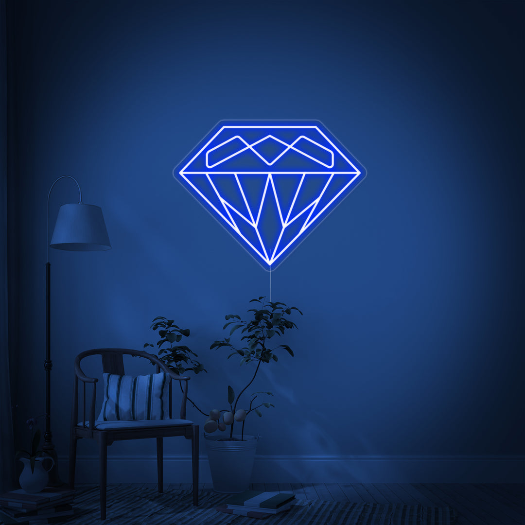 "Diamant" Neonskylt