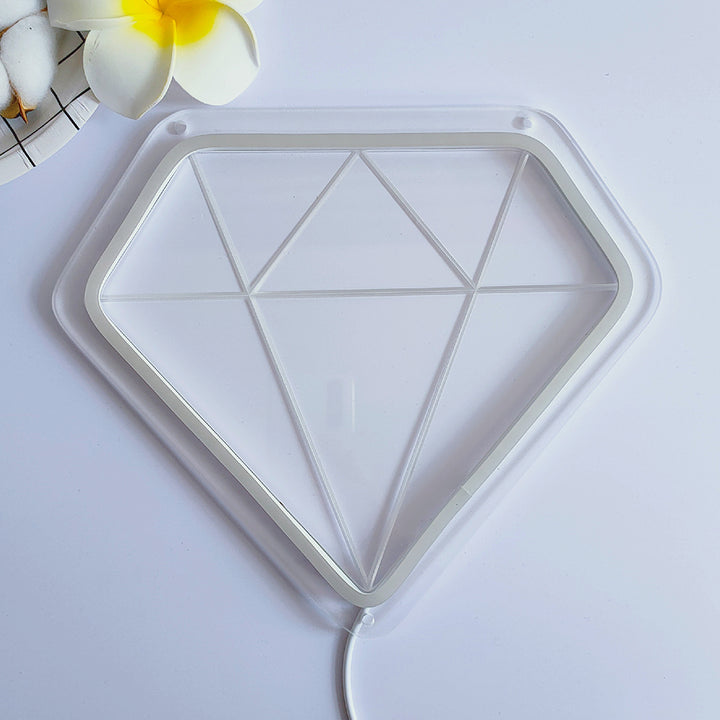 "Diamant" USB Mini LED Neonskylt