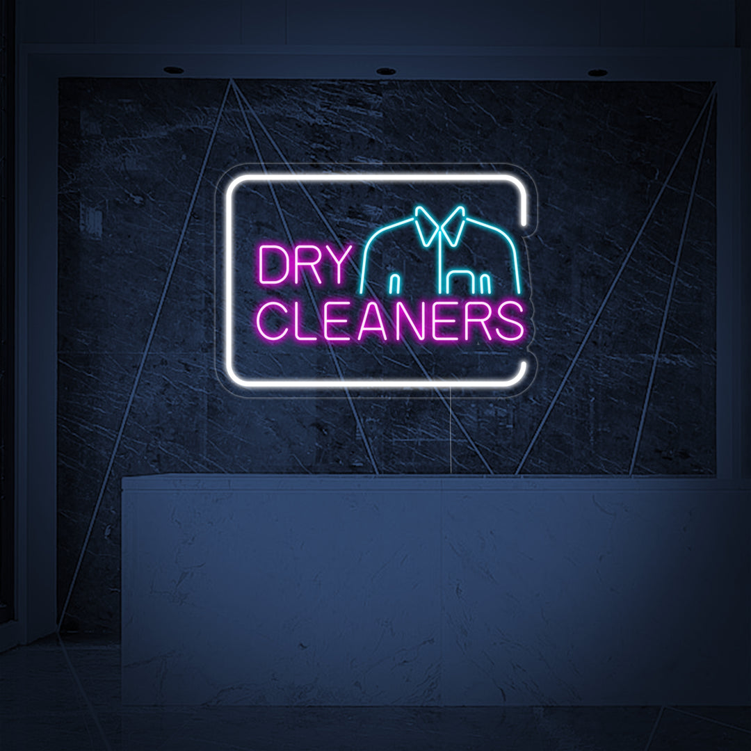 "Dry Cleaners" Neonskylt