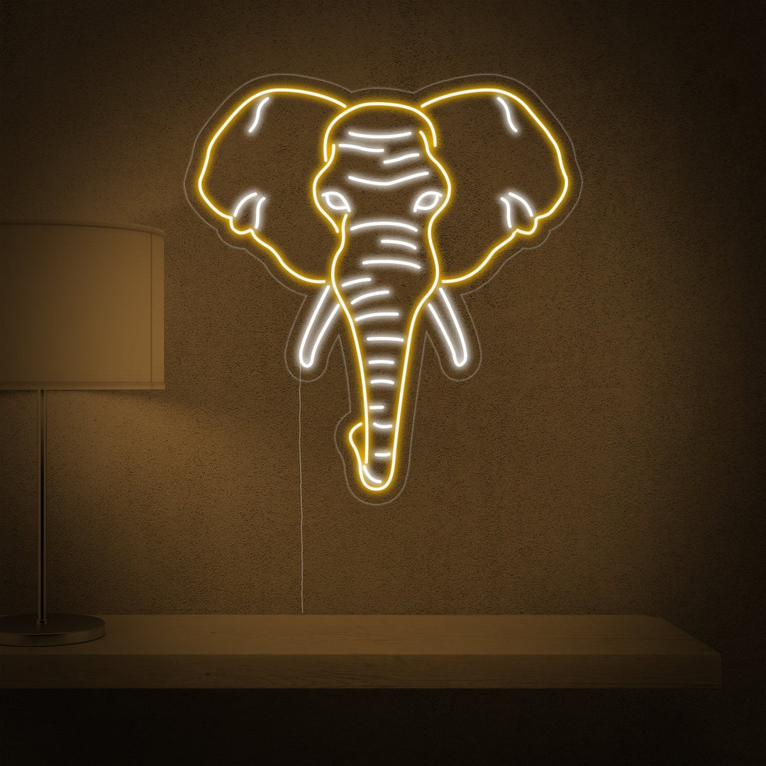 "Elefant" Neonskylt