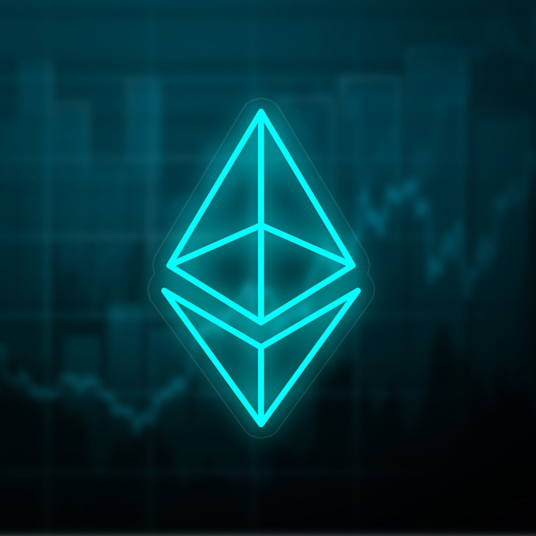 "Ethereum Eth" Neonskylt