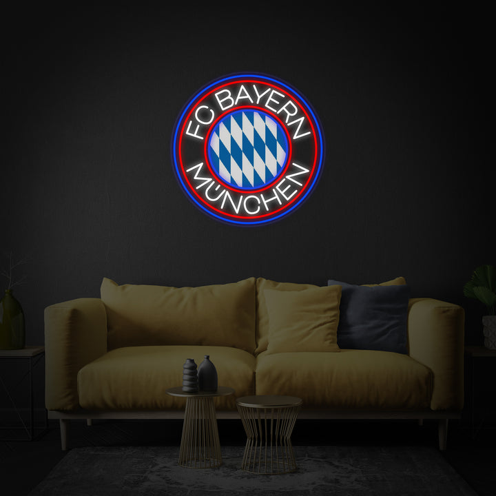 "FC Bayern München-emblem" Neonskylt
