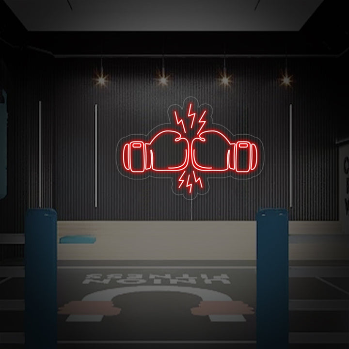 "Boxning" Neonskylt