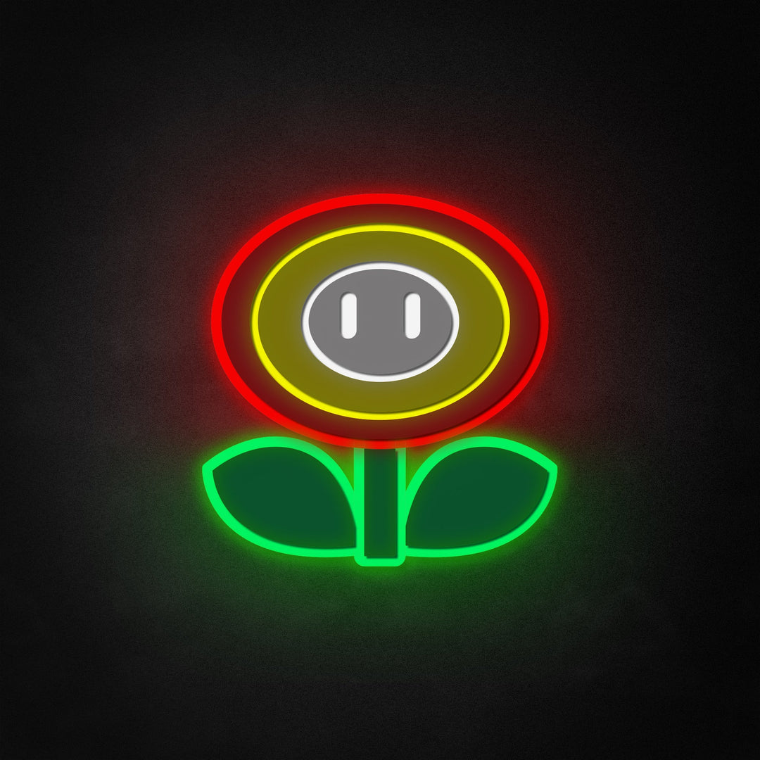 "Eldblomma" Neon Like