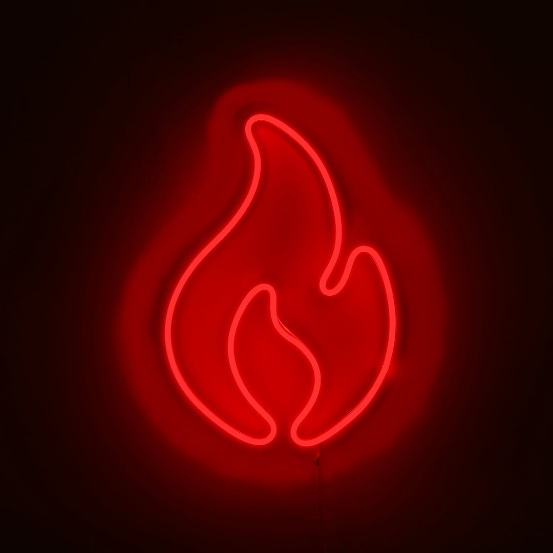 "Fire USB Mini LED" Neonskylt