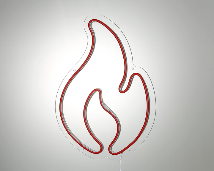 "Fire USB Mini LED" Neonskylt