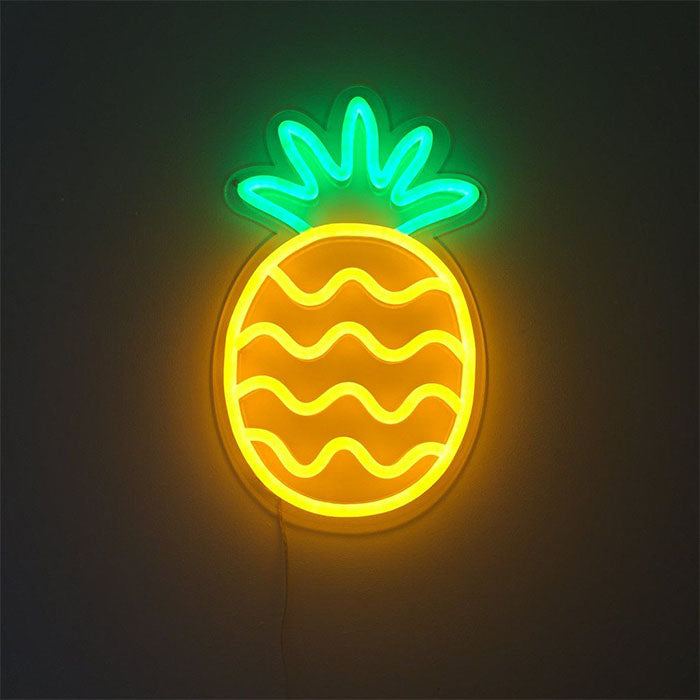 "Frukt Ananas" Neonskylt