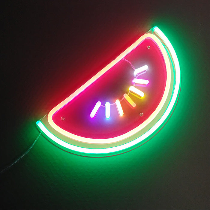 "Frukt Vattenmelon" Neonskylt