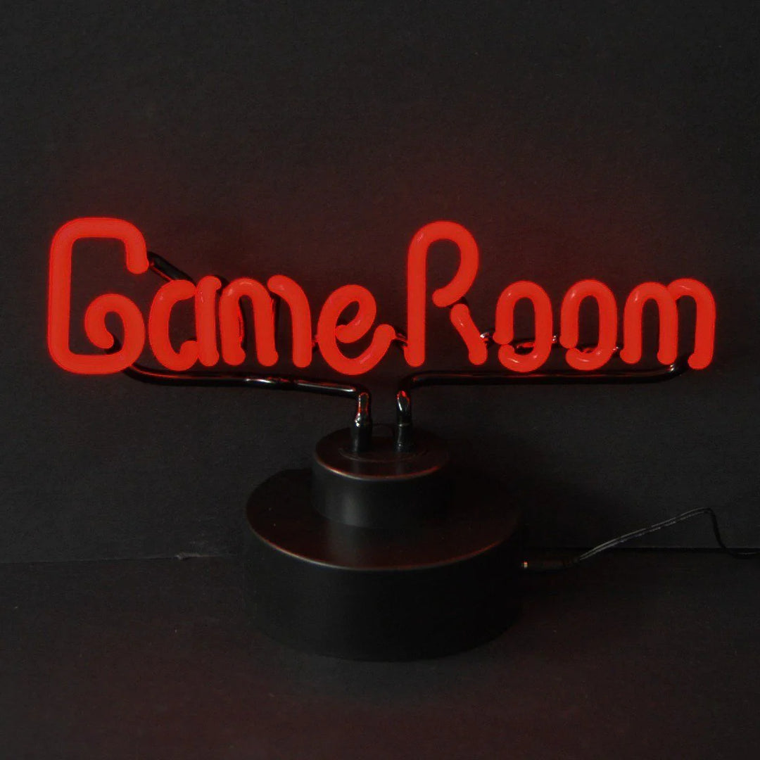 "Game Room Bord Neonskylt, Glas Neonskylt" Neonskylt