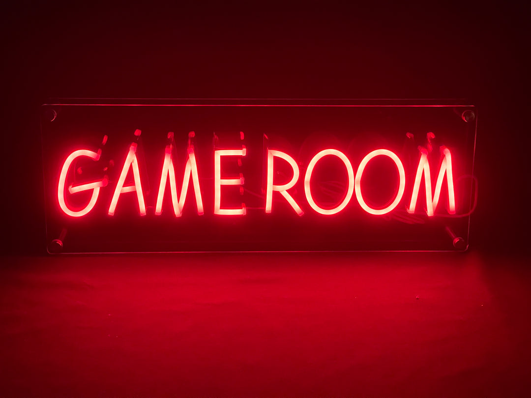 "Game Room" Skrivbords LED Neonskylt
