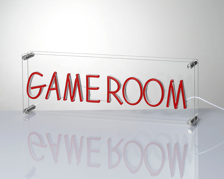 "Game Room" Skrivbords LED Neonskylt