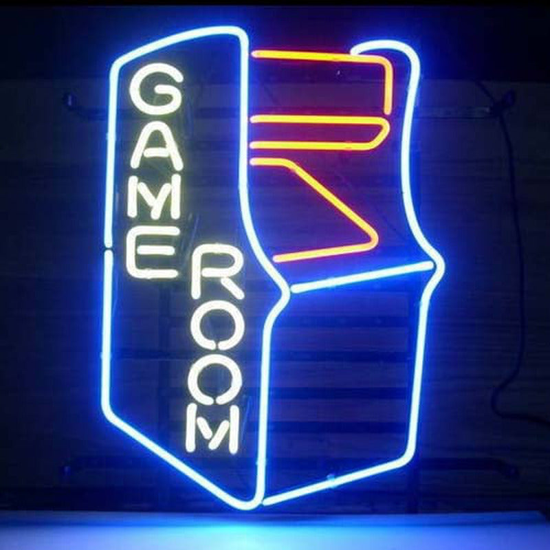 "Game Room, Spel Väggdekoration" Neonskylt