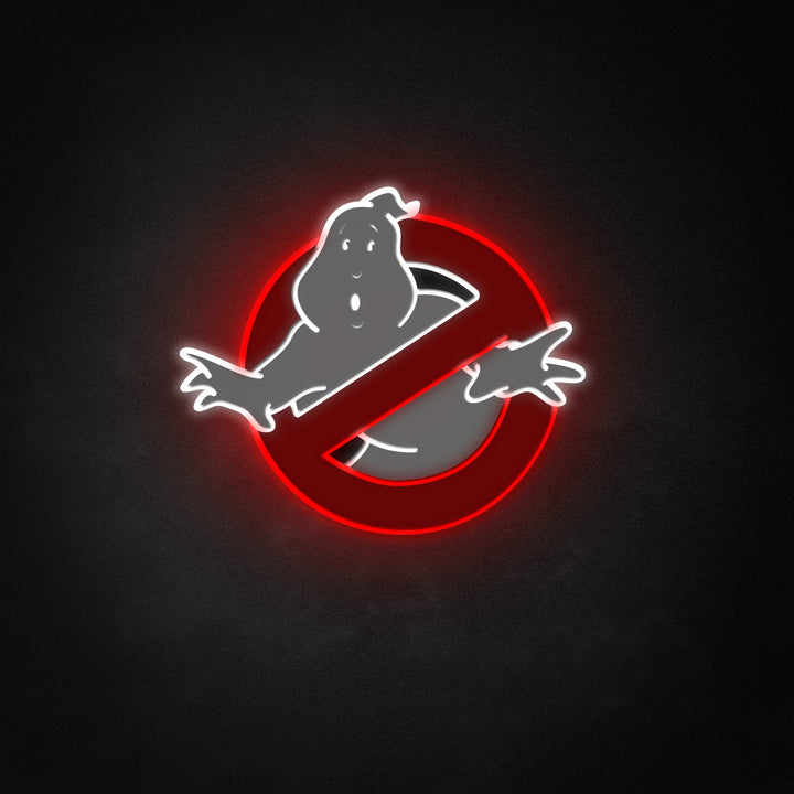 "Ghostbusters, faror stoppa inträde" Neon Like